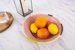 KAZI Medium Pale Blush Spiral Basket Home Goods 7 KAZI Medium Pale Blush Spiral Basket Home Goods