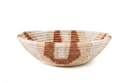 KAZI Home Goods Medium Shades Of Sand Round Basket