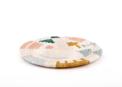 KAZI Fair Trade Mtoto Metallic Floret Hot Pad