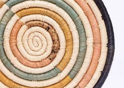 KAZI Best Sellers Peach + Banana Bark Striped Trivet