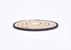 KAZI Best Sellers Peach + Banana Bark Striped Trivet