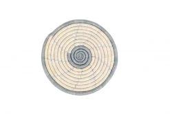 KAZI Spiral Metallic Silver Hot Pad Home Goods