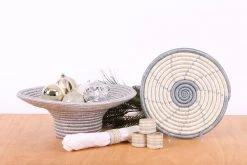 KAZI Spiral Metallic Silver Hot Pad Home Goods 9 KAZI Spiral Metallic Silver Hot Pad Home Goods