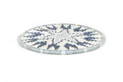 KAZI Zahabu Metallic Silver Hot Pad Trivet