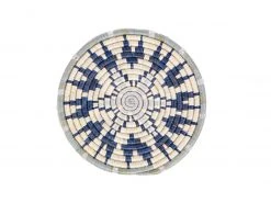 KAZI Zahabu Metallic Silver Hot Pad Trivet