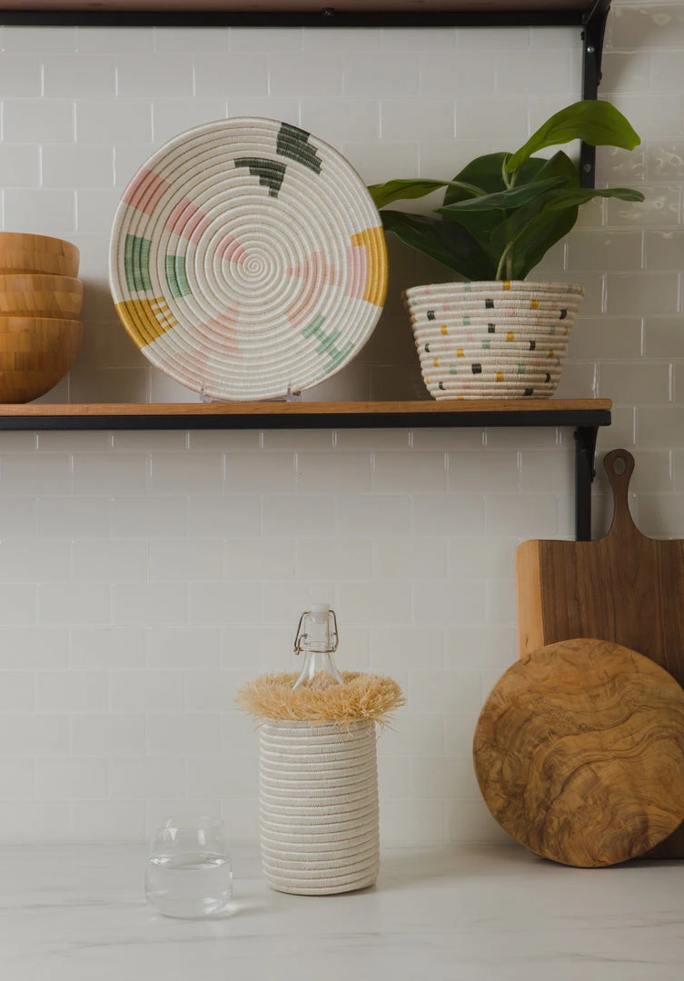 KAZI Large Anyon Round Basket Home Goods 7 KAZI Large Anyon Round Basket Home Goods