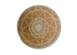 KAZI Home Goods Apricot Burst Large Round Basket