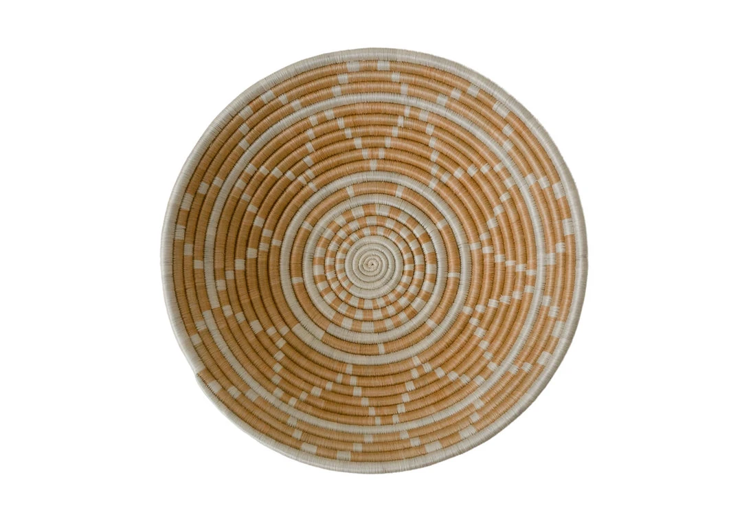 KAZI Home Goods Apricot Burst Large Round Basket 3 KAZI Home Goods Apricot Burst Large Round Basket