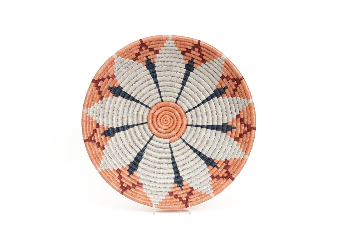 KAZI Home Goods Large Apricot Hope Round Basket 3 KAZI Home Goods Large Apricot Hope Round Basket