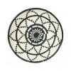 KAZI Large Black + White Thousand Hills Round Basket Home Goods 2 KAZI Large Black + White Thousand Hills Round Basket Home Goods
