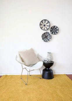 KAZI Home Goods Large Slate Hope Round Basket