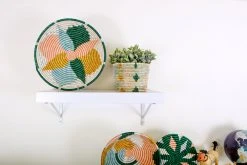 KAZI Extra Large Floret Round Basket