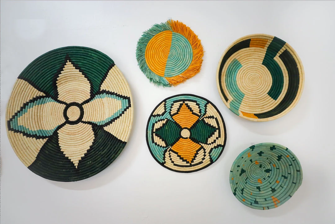 KAZI Home Goods Small Bermuda Fringed Wall Disc I 4 KAZI Home Goods Small Bermuda Fringed Wall Disc I