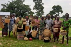 KAZI Extra Large Mwiba Grass Planter Home Goods