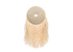 KAZI Medium Natural Woven Wall Disc Home Goods