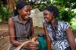 KAZI Medium All Natural Woven Wall Plate Home Goods