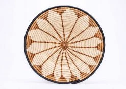 KAZI Large Banana Burst Woven Wall Plate Home Goods