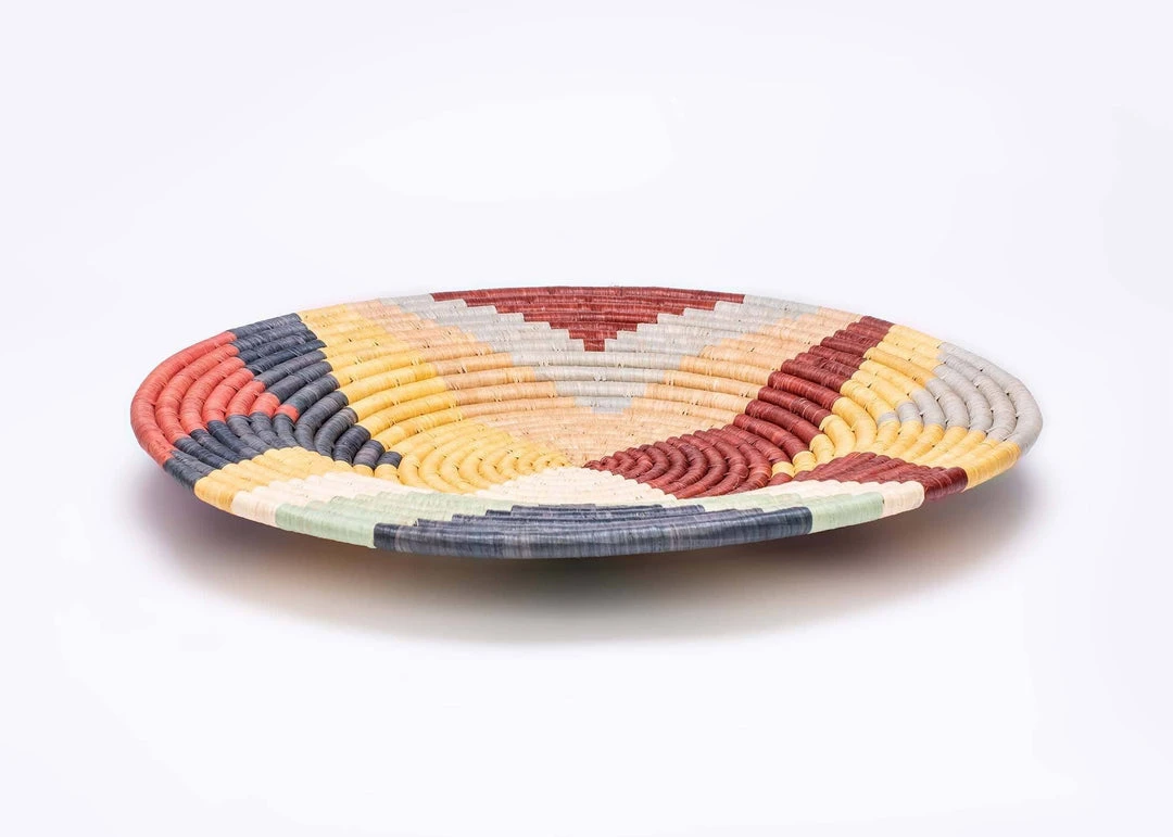 KAZI Home Goods Large Mod Annette Woven Wall Plate 4 KAZI Home Goods Large Mod Annette Woven Wall Plate