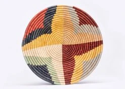 KAZI Home Goods Large Mod Annette Woven Wall Plate