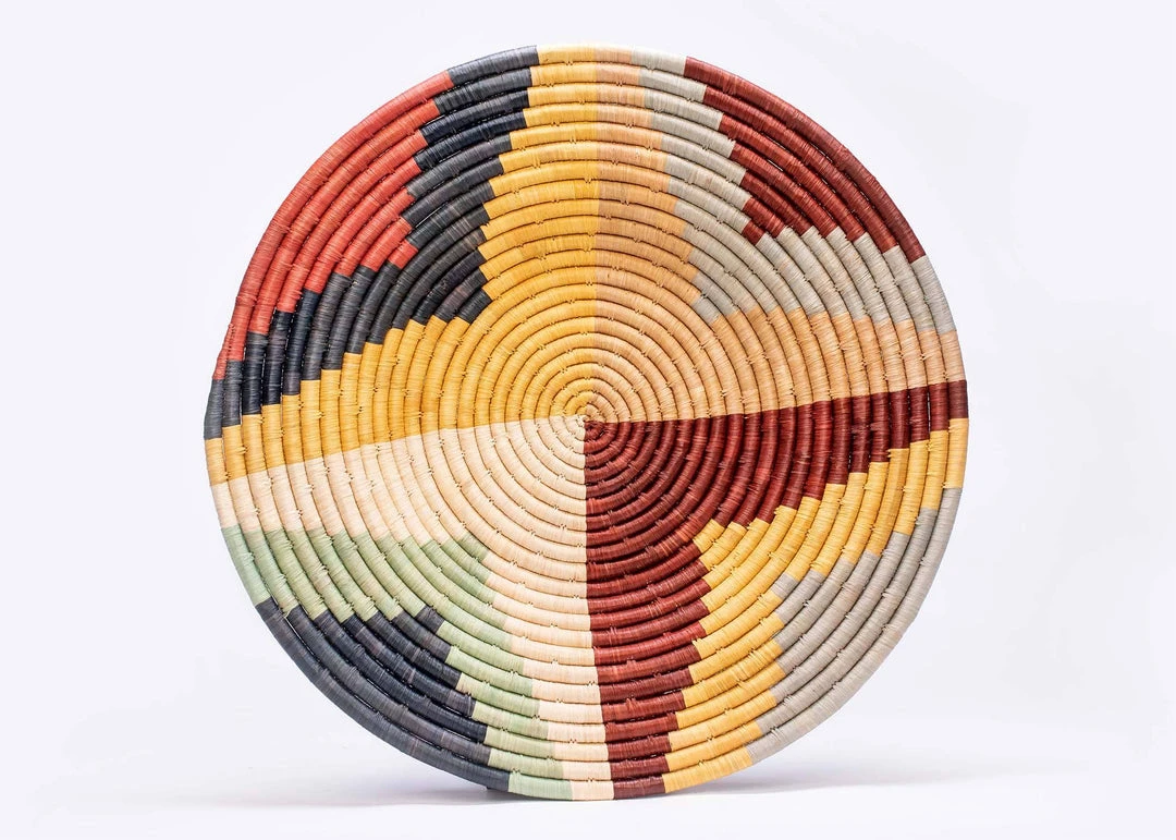 KAZI Home Goods Large Mod Annette Woven Wall Plate 3 KAZI Home Goods Large Mod Annette Woven Wall Plate