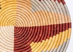 KAZI Home Goods Large Mod Annette Woven Wall Plate 8 KAZI Home Goods Large Mod Annette Woven Wall Plate