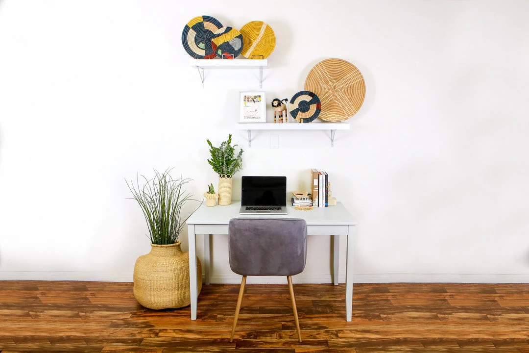 KAZI Large Tan Sanaa Woven Wall Plate Home Goods 4 KAZI Large Tan Sanaa Woven Wall Plate Home Goods