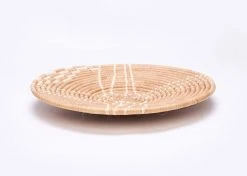 KAZI Large Tan Sanaa Woven Wall Plate Home Goods 9 KAZI Large Tan Sanaa Woven Wall Plate Home Goods