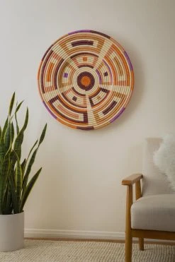 KAZI Home Goods Extra Large Mora Woven Wall Plate