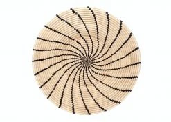 KAZI Jumbo Black Shujaa Woven Wall Plate Home Goods