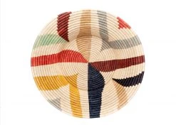 KAZI Home Goods Jumbo Mod Annette Woven Wall Art Plate