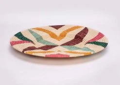 KAZI Home Goods Jumbo Vivid Margot Woven Wall Plate