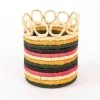 KAZI Home Goods Small Mod Rainbow Hooped Planter