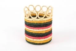 KAZI Home Goods Small Mod Rainbow Hooped Planter