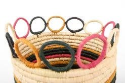 KAZI Medium Mod Rainbow Hooped Planter 9 KAZI Medium Mod Rainbow Hooped Planter