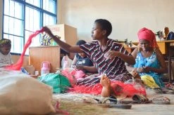 KAZI Medium Mod Rainbow Hooped Planter 11 KAZI Medium Mod Rainbow Hooped Planter