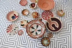 KAZI Home Goods Small Vivid Sukari Round Basket 7 KAZI Home Goods Small Vivid Sukari Round Basket