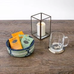 KAZI Small Soft Blue Short Bowl