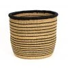 KAZI Large Striped Black Grass Planter 2 KAZI Large Striped Black Grass Planter