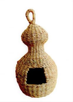 KAZI Home Goods All Natural Camel Hump Birdhouse