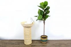 KAZI Extra Tall All Natural Pedestal Basket