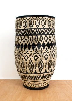 KAZI Aluna Medium Floor Basket Home Goods