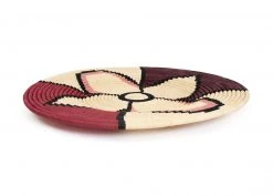 KAZI Home Goods Amelia Burgundy Plate II