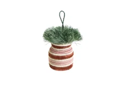 KAZI Fair Trade Banded Planter Ornament