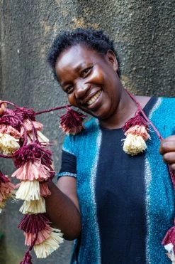 KAZI Berry Ombre Tasseled Garland Home Goods