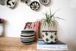 KAZI Black Dafina Planter Home Goods