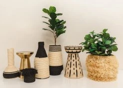 KAZI Black Fringed Large Catch All Home Goods 8 KAZI Black Fringed Large Catch All Home Goods