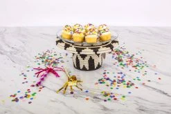 KAZI Black + White Cake Stand