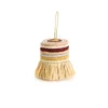KAZI Blossom Striped Fringed Ornament