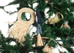 KAZI Fair Trade Blue Tassels Ornament 6 KAZI Fair Trade Blue Tassels Ornament