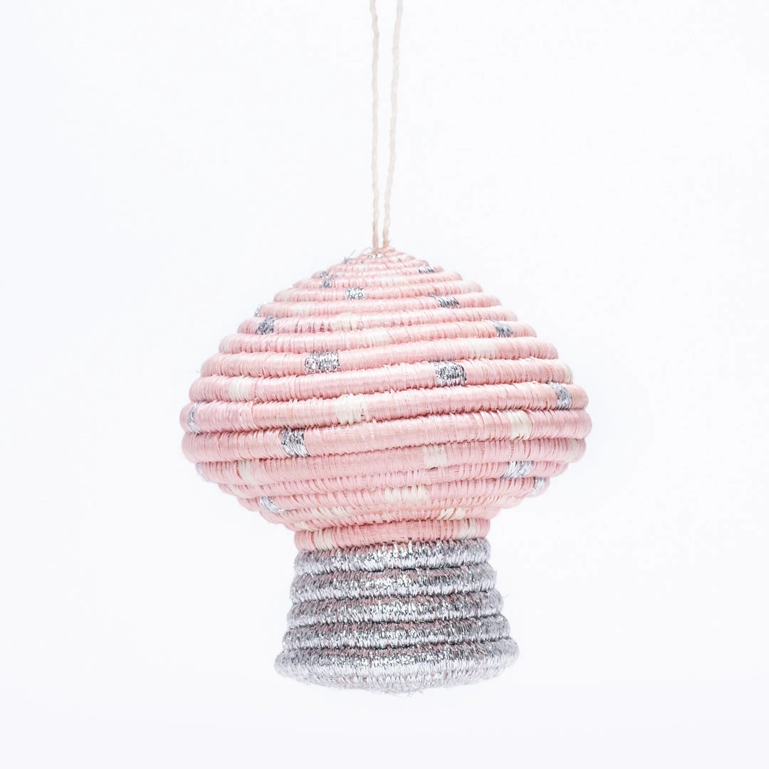 KAZI Blush Mushroom Ornament 3 KAZI Blush Mushroom Ornament